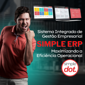 Tela do sistema de ordem de serviço do Simple ERP da simpledot, simple erp, sistema de gestão empresarial um erp simples