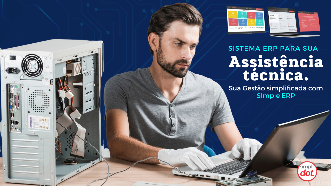 Sistema para assistência técnica Simple ERP